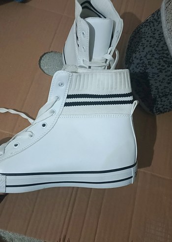 Beyaz Kadın Dolgu Topuklu Spor Ayakkabı - Görsel 2