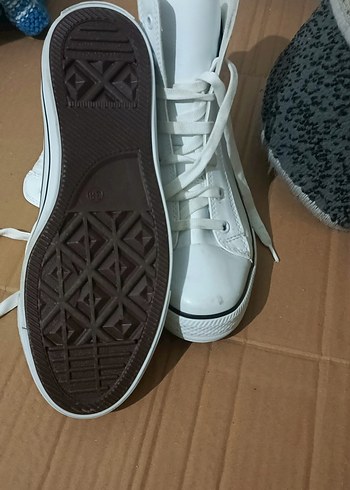 Beyaz Kadın Dolgu Topuklu Spor Ayakkabı - Görsel 3