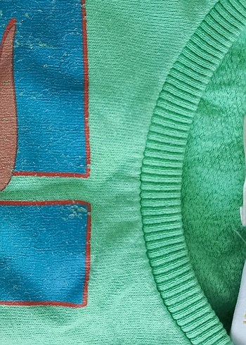 Kız Çocuk  Baskılı Sweatshirt - Görsel 2