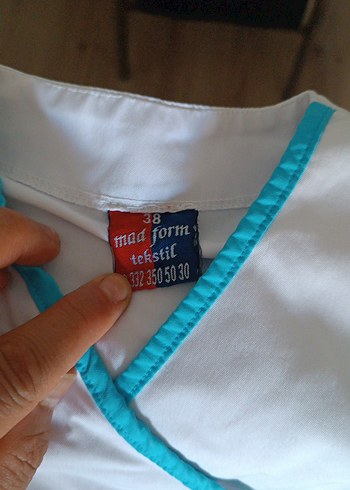 Bayan Hastane Kıyafeti Turkuaz - Görsel 2