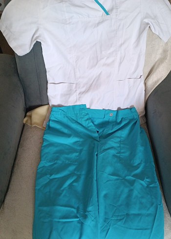 Bayan Hastane Kıyafeti Turkuaz - Görsel 4