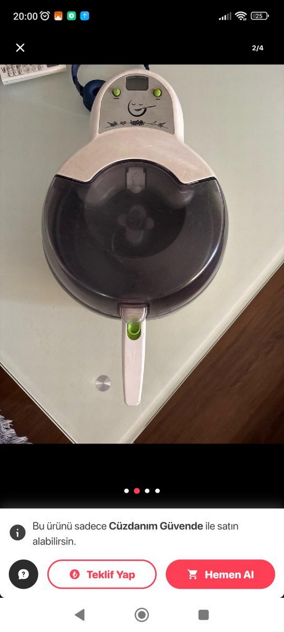 Tefal Gri ve Haki Fritöz - Görsel 2