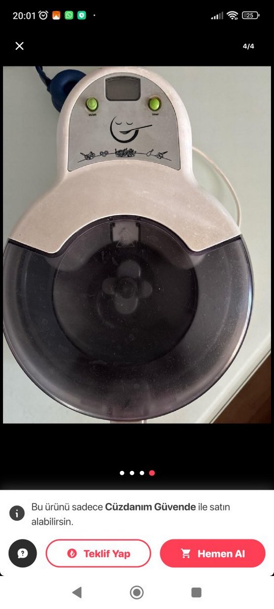 Tefal Gri ve Haki Fritöz - Görsel 4