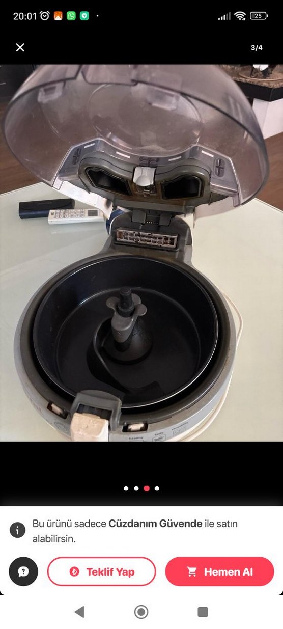 Tefal Gri ve Haki Fritöz - Görsel 3