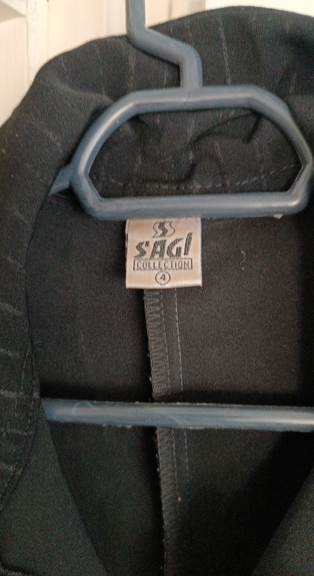 Kadın Siyah Keten Uzun elbise - Görsel 3