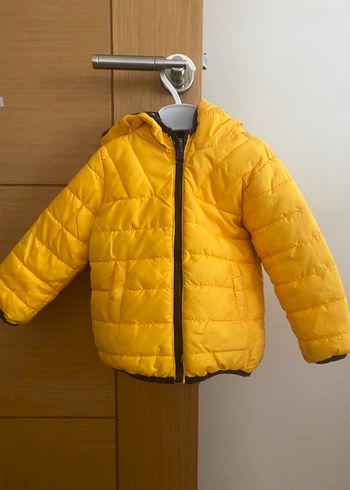 Kapüşonlu Siyah Erkek Çocuk Mont - Görsel 3