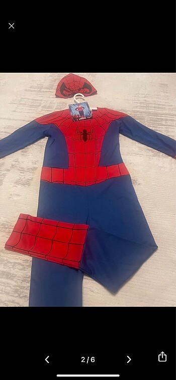 Spider-Man Spiderman kostümü orjinal