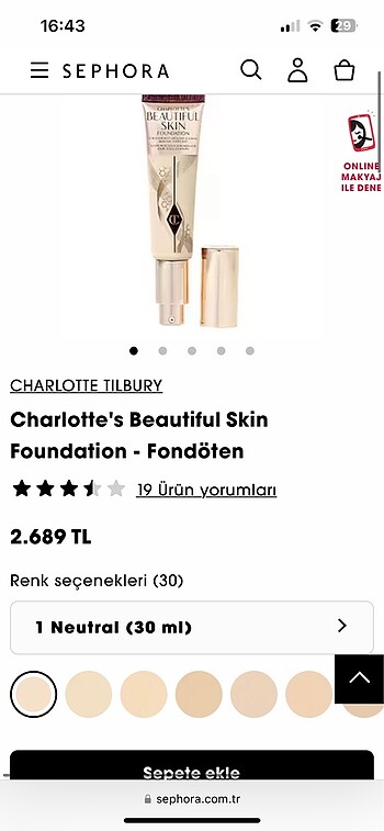 Beden Charlottes Beautiful skin