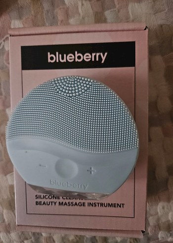 Blueberry Mavi Silikon Yüz Temizleme Cihazı