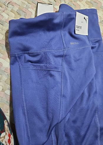 Mor Parlak Spor Taytı,Yüksek Bel Orjinal Puma nın ürünüdür. - Görsel 4