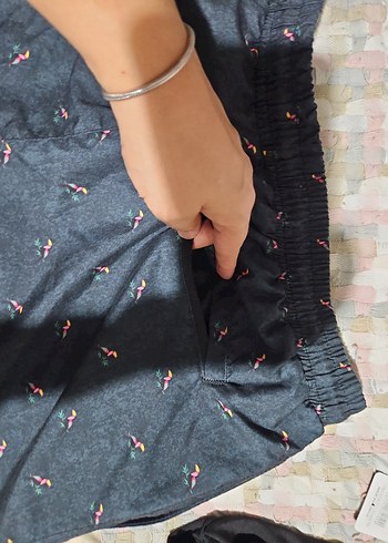 Gri Desenli Erkek Deniz Şortu - Görsel 2