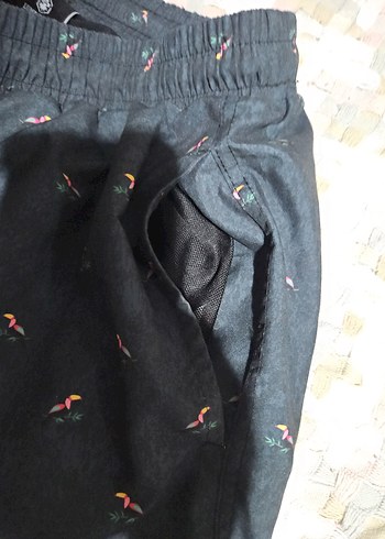 Gri Desenli Erkek Deniz Şortu - Görsel 4