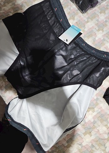 Gri Desenli Erkek Deniz Şortu - Görsel 6