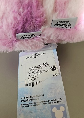 Kız Çocuk Pembe Peluş Terlik - Görsel 3