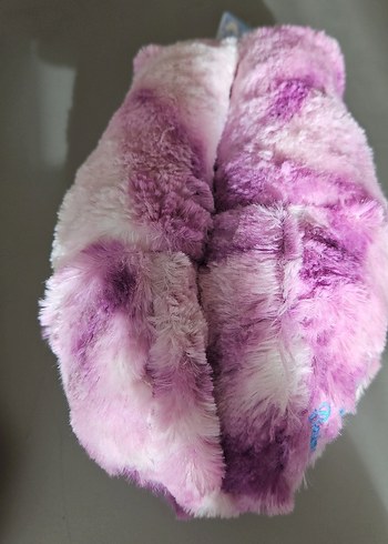 Kız Çocuk Pembe Peluş Terlik - Görsel 2