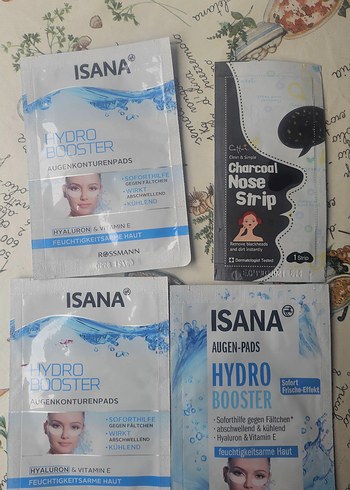 ISANA Hidro Booster Göz ve Burun Maskeleri