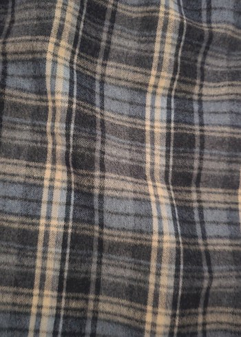 Gri Ekoseli Kışlık Etek - Görsel 2