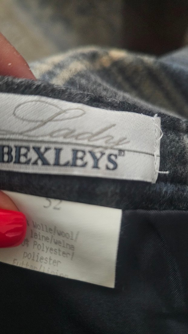 Gri Ekoseli Kışlık Etek - Görsel 3