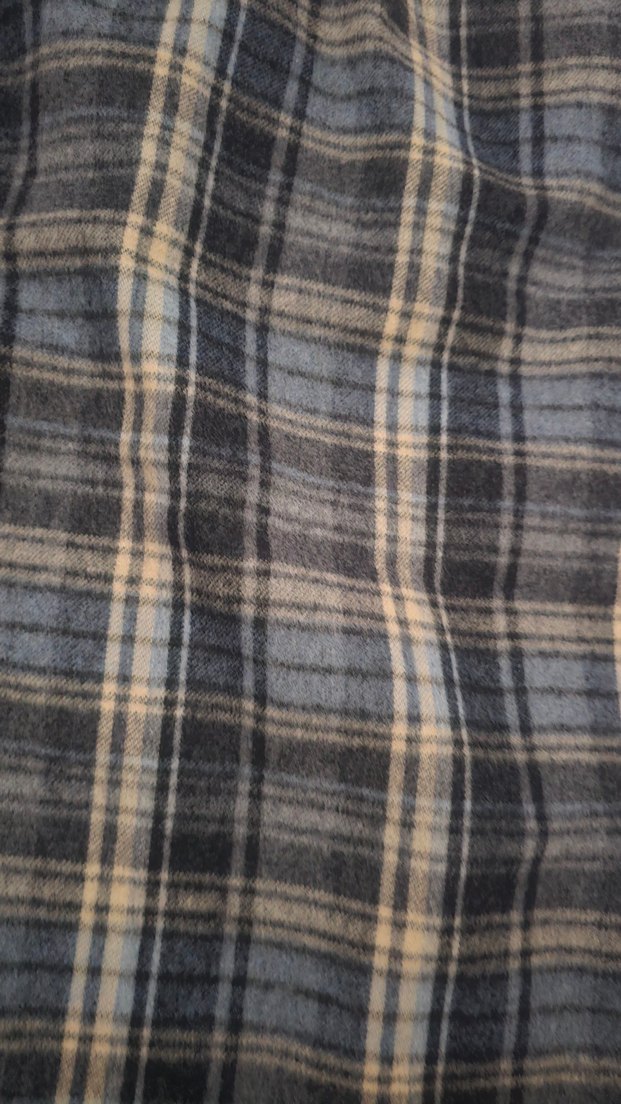 Gri Ekoseli Kışlık Etek - Görsel 2