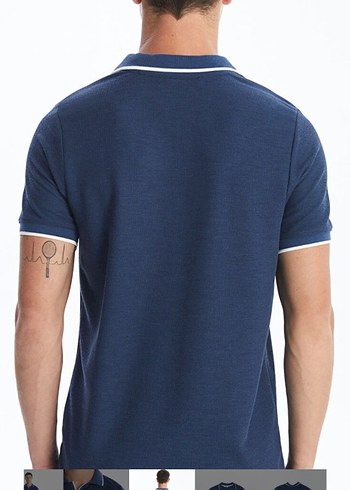 Erkek Lacivert Polo Tişört Kısa Kollu - Görsel 5