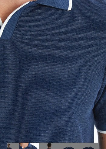 Erkek Lacivert Polo Tişört Kısa Kollu - Görsel 4