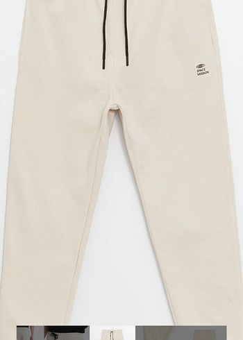 Beyaz Erkek Regular Fit Sweatpant - Görsel 6