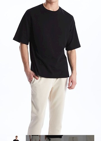 Beyaz Erkek Regular Fit Sweatpant - Görsel 2