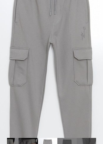 Gri Kemerli Erkek Rahat Outdoor Eşofman - Görsel 5