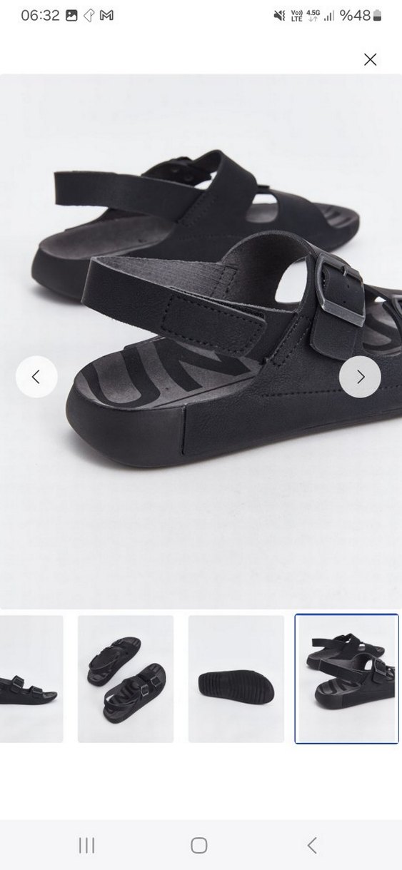 Siyah Erkek Günlük Kayışlı Sandalet - Görsel 5