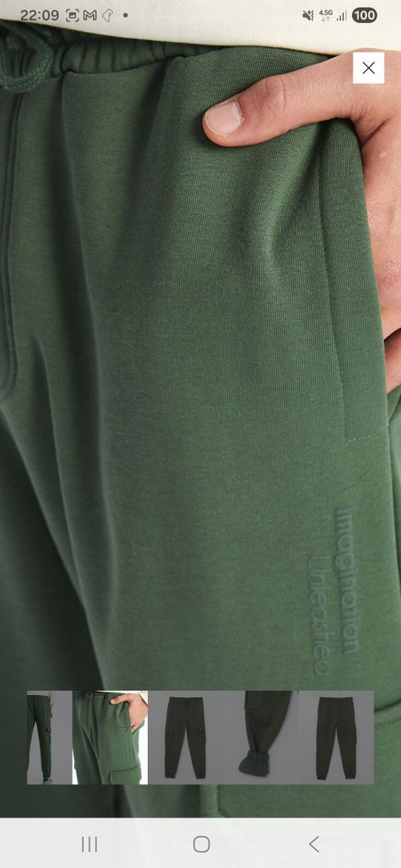 Kemerli Haki Erkek Spor Pantolonu - Görsel 4