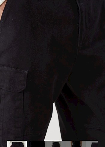 Erkek Siyah Düz Street Wear Pantolon - Görsel 5