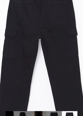 Erkek Siyah Düz Street Wear Pantolon - Görsel 10