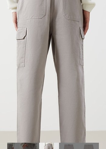 Erkek Gri Normal Kesim Street Wear Pantolon - Görsel 4