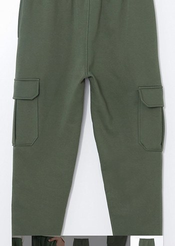 Erkek Haki Bel Detaylı Regular Fit Pantolon - Görsel 7