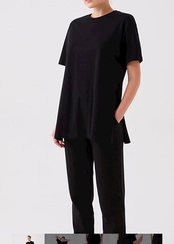 Siyah Kadın Regular Fit Sweatpant - Görsel 3