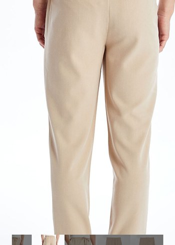 Bej Erkek Pantolon - Regular Fit, Midi Boy - Görsel 3