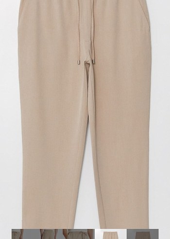 Bej Erkek Pantolon - Regular Fit, Midi Boy - Görsel 7