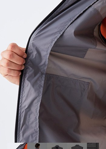 Gri Erkek Kolsuz Fermuarlı Yelek - Görsel 5