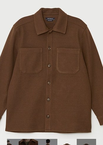 Düğmeli Kahverengi Erkek Midi Ceket - Görsel 5