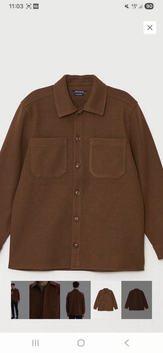 Düğmeli Kahverengi Erkek Midi Ceket - Görsel 5