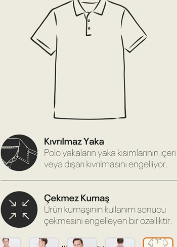 Bordo Erkek Polo Yaka Kısa Kollu Tişört - Görsel 7