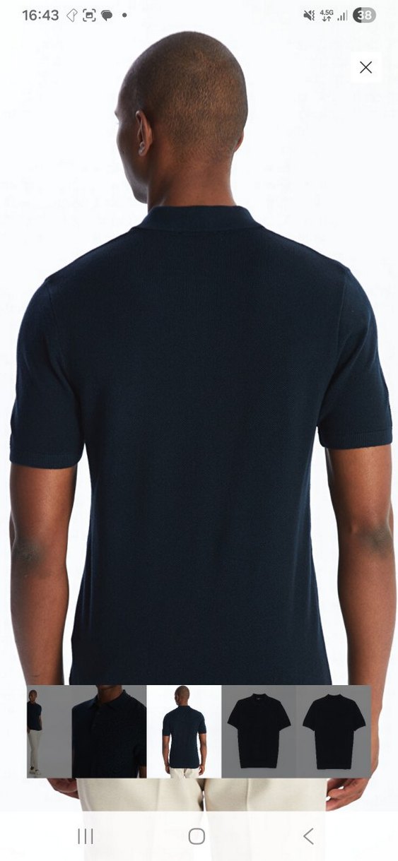 Lacivert Erkek Polo Tişört - Görsel 5