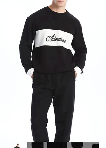 Siyah Kemerli Regular Fit Erkek Pantolon - Görsel 3