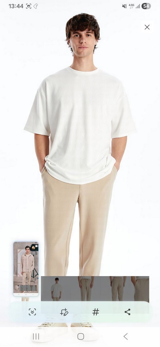 Bej Regular Fit Erkek Pantolon - Görsel 2