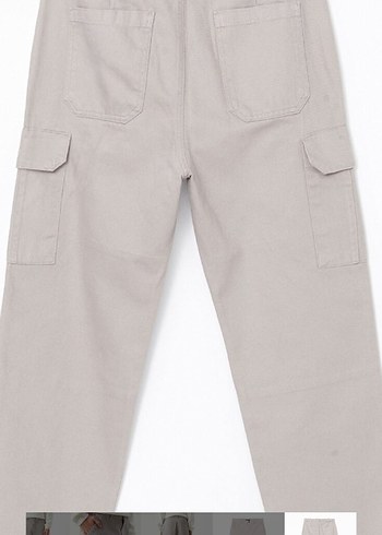 Gri Erkek Rahat Kesim Street Wear Pantolon - Görsel 6