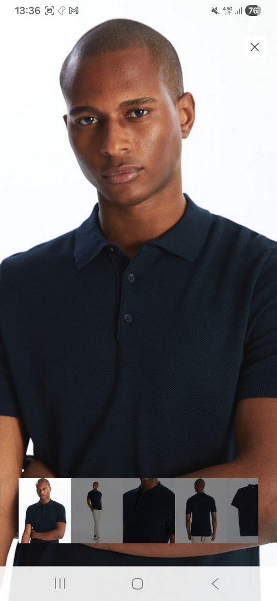 Lacivert Erkek Polo Tişört Regular Fit - Görsel 2