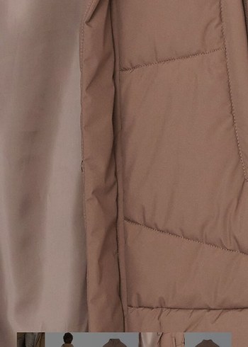 Bej Erkek Midi Mont Fermuarlı - Görsel 7