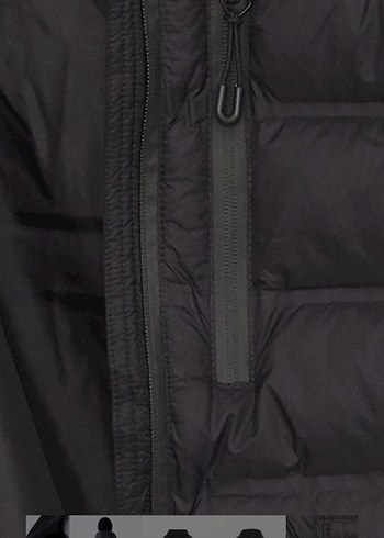 Kapüşonlu Siyah Erkek Şişme Mont - Görsel 9