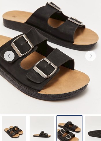 Siyah Erkek Günlük Tokalı Terlik - Görsel 3