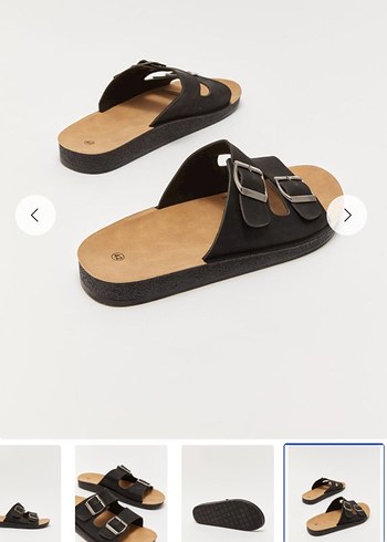 Siyah Erkek Günlük Tokalı Terlik - Görsel 5